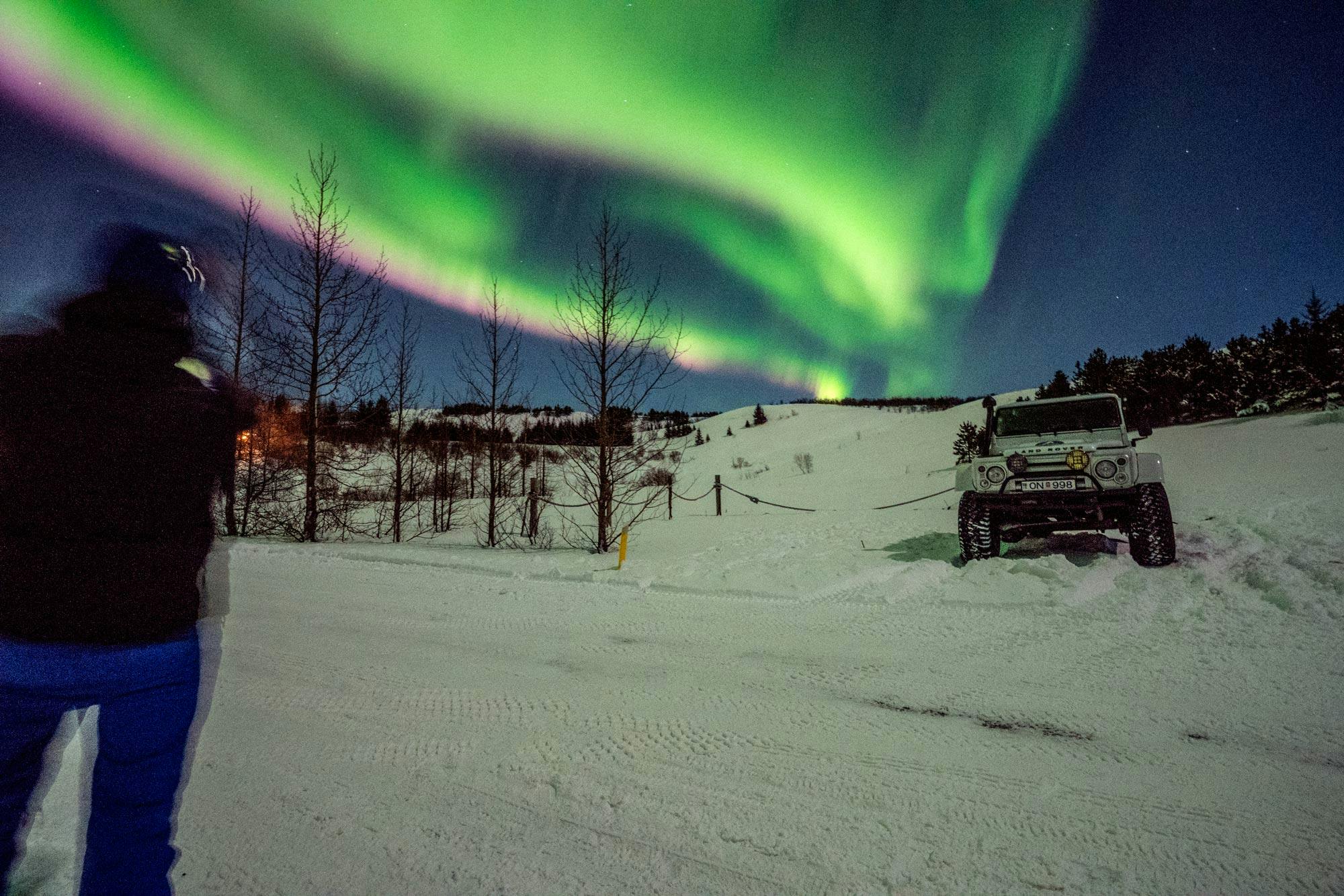Northern Lights Private Tour in Super Jeep