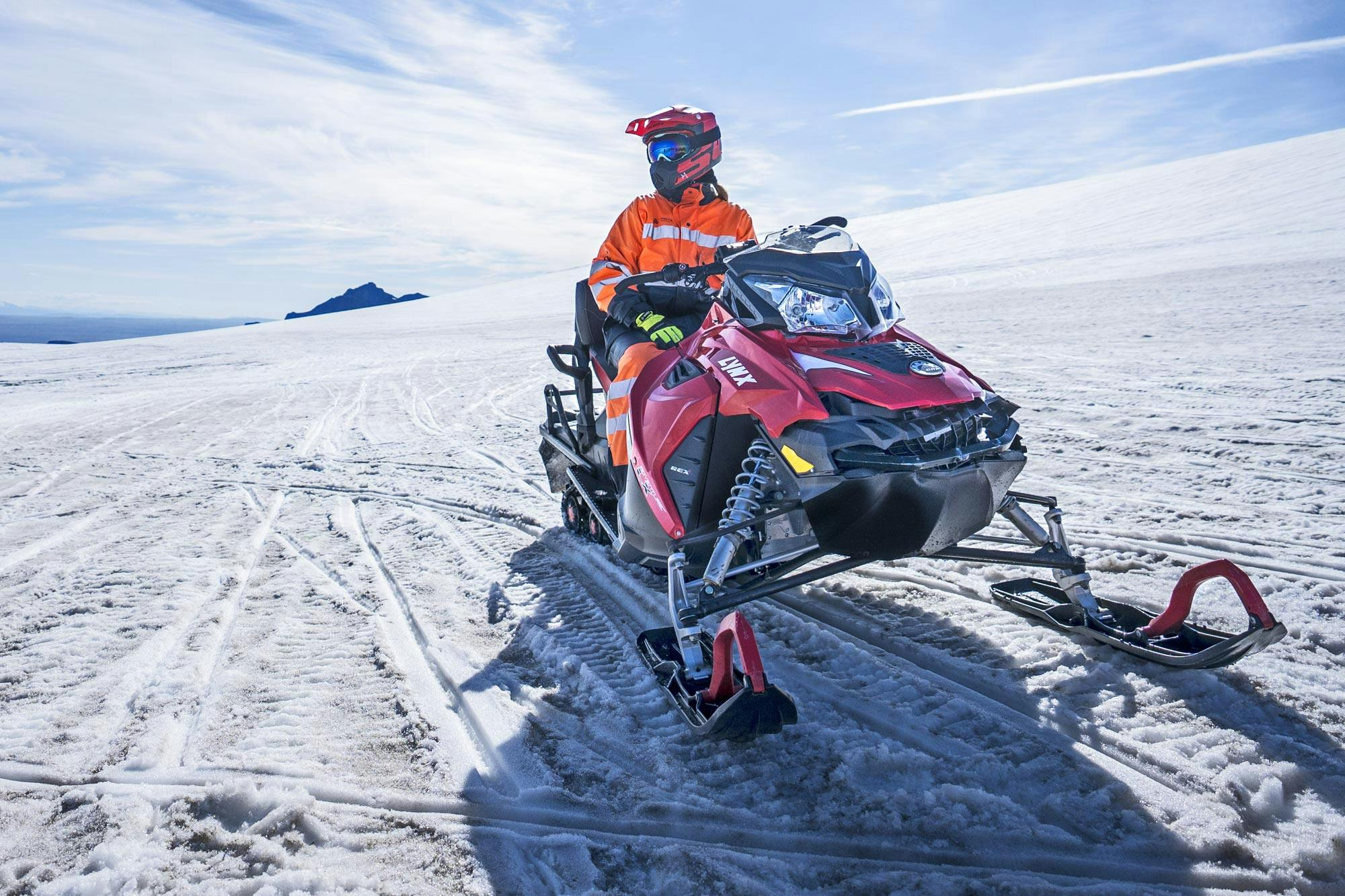 Full-Day Snowmobiling & Golden Circle Semi Private Super Jeep Tour - 6 People Max!
